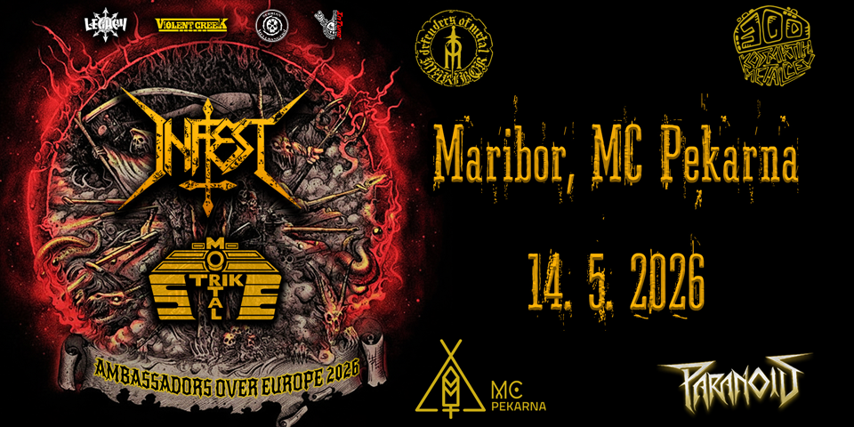 INFEST + MORTAL STRIKE: Ambasadors Over Europe 2026